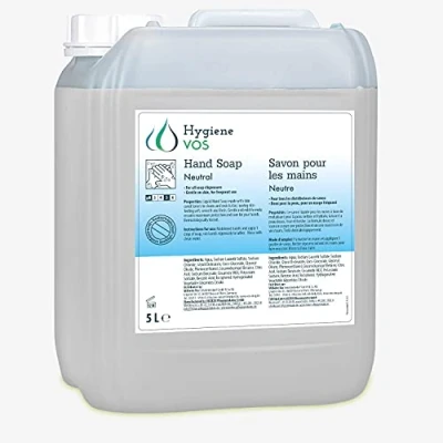 Abbildung von Hygiene VOS Cremeseife Neutrale 5 Liter milde Waschlotion Seifencreme für alle gängigen Druckspendersysteme und Seifenspender