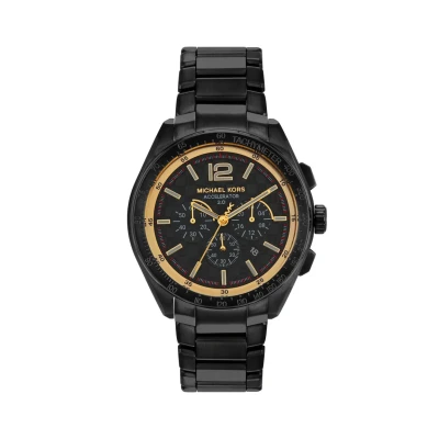 Abbildung von Michael Kors Accelerator Chronograph, Herren, Größe: One Size, Black
