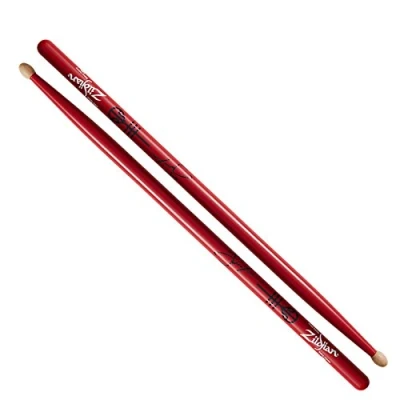 Abbildung von Zildjian Artist Series Hickory Drumsticks Josh Dun Wood Tip Red