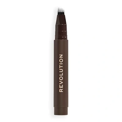 Abbildung von Makeup Revolution Instant BROW HAIR PEN Augenbrauenstift, Größe: 1.8 ml, Dark brown