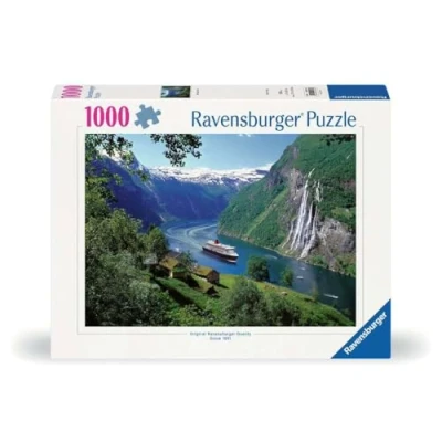 Abbildung von Ravensburger Puzzle 12000475 norwegischer Fjord 1000 Teile für Erwachsene und Kinder ab 14 Jahren, mit Landschaft