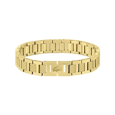 Abbildung von Lacoste Armband mit Knebelverschluss für Herren Kollektion METROPOLE Verziert petit piqué Muster 2040120