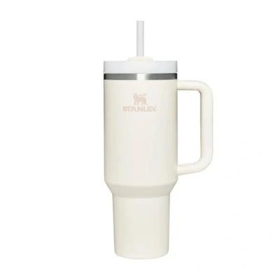 Abbildung von Stanley Quencher H2.0 FlowState Trinkflasche mit Strohhalm 1.2L Thermobecher Kühlt 11 Stunden 48 Eisgekühlt Spülmaschinenfest Thermosflasche BPA Frei Kaffeebecher To Go Cream
