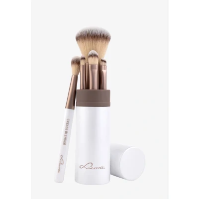 Abbildung von Luvia Cosmetics Travel SET Pinselset, Damen, Größe: One Size, Cream white/coffee brown