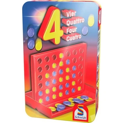 Abbildung von Schmidt Spiele 51214 BMM Vier, Bring Mich mit Spiel in der Metalldose, bunt