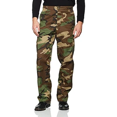 Abbildung von Mil Tec Unisex Us Rangertyp Bdu Hose, Woodland, L EU