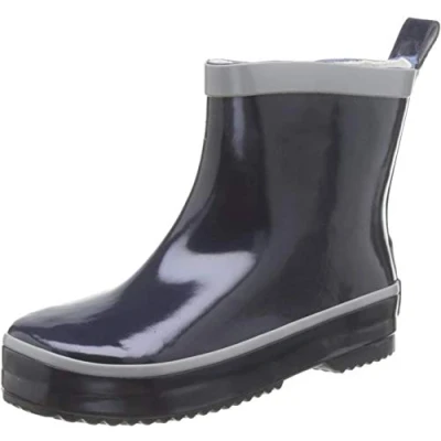 Abbildung von Playshoes Unisex Kinder Gummistiefel Halbschaft Regenstiefel, Uni, 23 EU