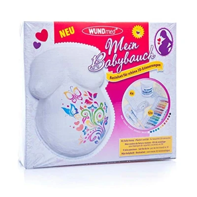Abbildung von WUNDmed Mein Babybauch Gips Bastelset für schöne 3D Erinnerungen