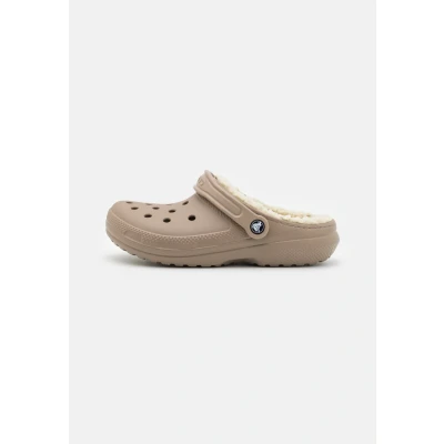 Abbildung von Crocs Classic Lined Unisex Hausschuh, Größe: 43 44, Mushroom/bone Schuhe