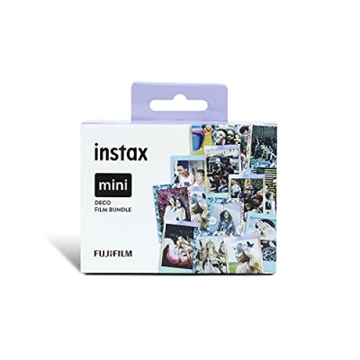 Abbildung von INSTAX Mini Film Pack of 3 with Confetti, Blue &amp; Mermaid Frame