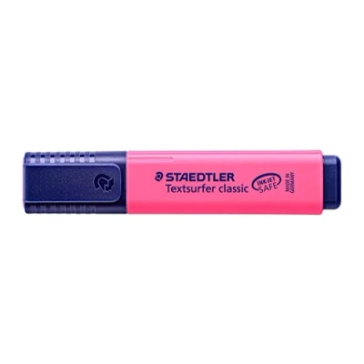 Abbildung von STAEDTLER 364 23 Textsurfer classic Textmarker, Keilspitze, circa 1 5 mm, 10 Stück im Kartonetui, pink