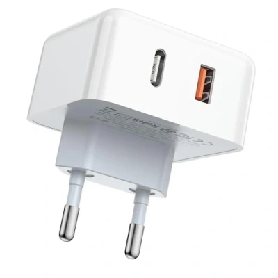 Abbildung von Aioneus 20W USB C Ladegerät,2 Ports Netzteil Mehrfach Ladegerät,USB Schnellladegerät USBC Stecker PD 3.0 Power Adapter für iPhone 16 15 14 13 12 11 Pro Max Plus SE,iPad,Samsung,Handys