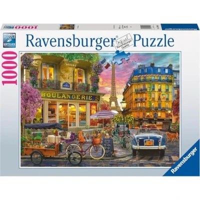 Abbildung von Ravensburger Puzzle 19946 Paris im Morgenrot 1000 Teile für Erwachsene ab 14 Jahren, Blau