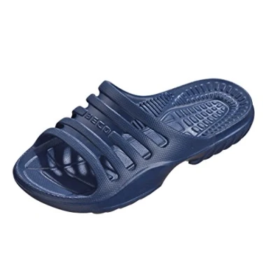Abbildung von Beco Badeschuhe Kinder leichte EVA Badesandalen für Mädchen &amp; Jungen, komfortable Badeschlappen ideal Schwimmbad oder Strand in Türkis, Größe: 29