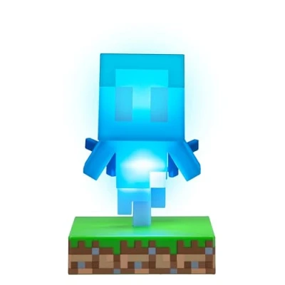 Abbildung von Paladone Minecraft Allay freistehende Schreibtischleuchte, Spielzimmer Dekoration und Merchandise für Jungen Mädchen, Nachtlicht Geschenk, Zubehör Schlafzimmer