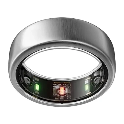 Abbildung von OURA Gen3 Horizon Smart Ring Größe 10, Brushed Titanium Wearable für Schlaf , Herzfrequenz und Fitnesstracking Bis zu 7 Tage Akkulaufzeit iOS/Android Bestimme Deine vor dem Kauf