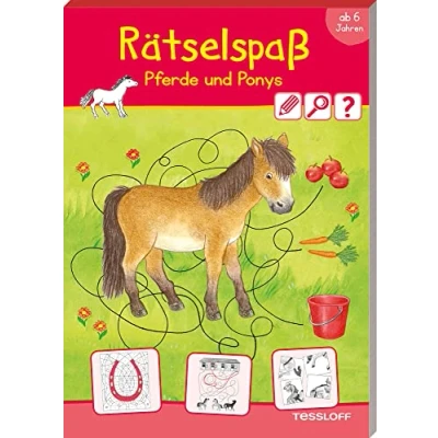 Abbildung von Rätselspaß Pferde &amp; Ponys. Ab 6 Jahren (Rätsel, Spaß, Spiele)