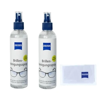 Abbildung von ZEISS Brillen Reinigungsspray 2 x 240 ml inkl. Microfasertuch 20 cm