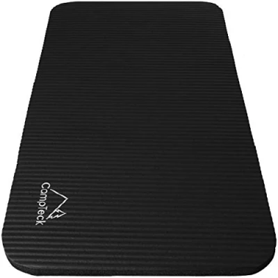 Abbildung von CampTeck U6962 rutschfestes Yoga Pad weiche Schaumstoff Knieschoner für Fitness, Training, Sport, Fitnessstudio, Pilates usw. Schwarz