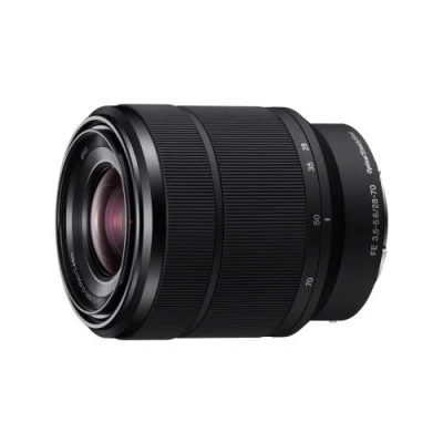Abbildung von Sony SEL 2870 Standard Zoom Objektiv (28 70 mm, F3.55.6, Vollformat, geeignet für A7, A6000, A5100, A5000 und Nex Serien, E Mount) schwarz