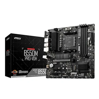 Abbildung von MSI B550M PRO VDH (MATX Sockel AM4, AMD B550, 4 x DDR4, 1 PCI Express 3.0 16x)