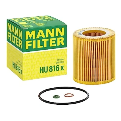 Abbildung von MANN FILTER HU 816 X Ölfilter Satz mit Dichtung / Dichtungssatz Für PKW