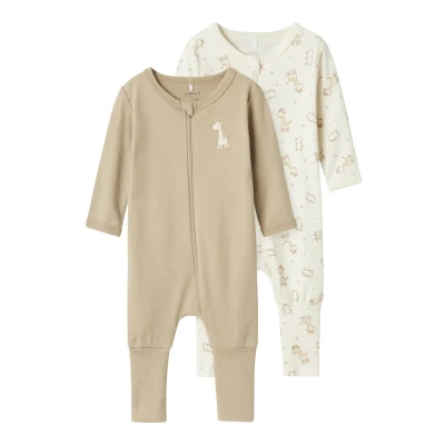 Abbildung von Name it 2P ZIP FF Jet Giraffe NOOS Pyjama für Kinder, Größe: 98, stream