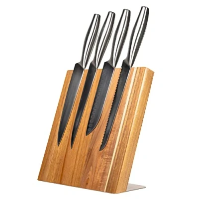 Abbildung von Coninx Magnet Messerblock ohne Messer 27.5x27.5CM Messerhalter magnetisch zur sicheren, sauberen und ordentlichen Aufbewahrung von Messern Universaler XL