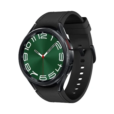Abbildung von Samsung Galaxy Watch6 Classic Smartwatch, Gesundheitsfunktionen, Fitness Tracker, Schnell ladender Akku, Bluetooth, 47 mm, Schwarz, Inkl. 36 Monate Herstellergarantie [Exklusiv bei Amazon]