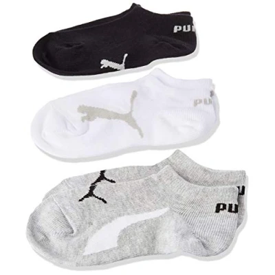 Abbildung von PUMA Unisex Kinder Socken Bwt Sneaker, White / Grey Black, 31 34