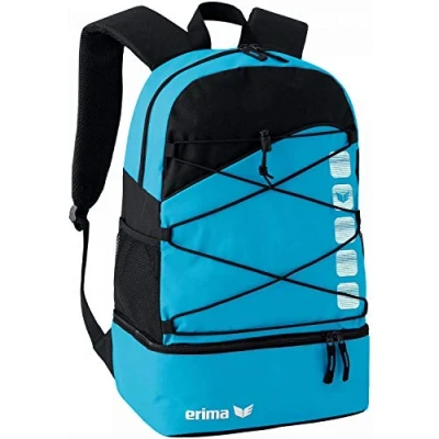 Abbildung von Erima Rucksack Club 5 Multifunktionsrucksack mit Bodenfach Curacao/Schwarz One Size