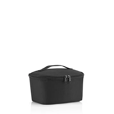 Abbildung von reisenthel coolerbag S Pocket in Schwarz Kühltasche aus recycelten PET Flaschen Ideal für das Mittagessen unterwegs