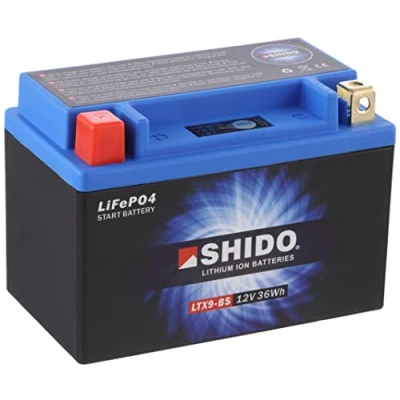 Abbildung von SHIDO LTX9 BS LION S Batterie Lithium, Ion Blau (Preis inkl. EUR 7,50 Pfand)