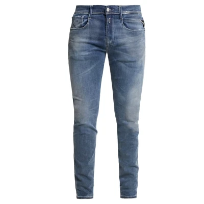 Abbildung von Replay Anbass Hyperflex Jeans Slim Fit, Herren, Größe: 30x32, Medium blue