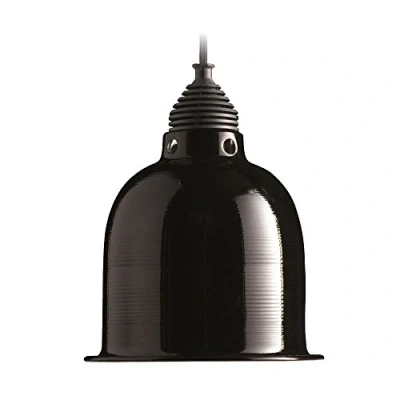 Abbildung von Exo Terra Reptile Dome, Aluminium Reflektorlampe, hitzebeständige Porzellanfassung, geeignet für Lampen bis 75W, Fassung E27, Schwarz, 1 Stück (1er Pack)