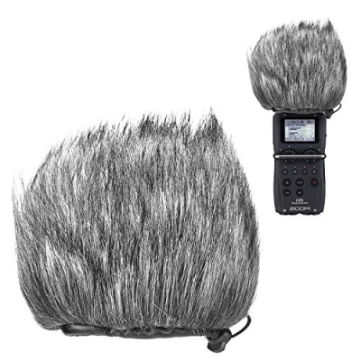 Abbildung von YOUSHARES Furry Windscreen Muff Pop Filter Outdoor Fell Windschutz Schutz für Zoom H5, H6 Tragbarer Rekorder