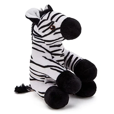 Abbildung von Zappi Co Kinder Kuschelweiches Plüschtier Perfekte kuschelige Spielgefährten für Geburtstage und besondere Anlässe(12 15cm) (Zebra)
