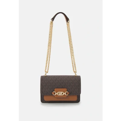 Abbildung von Michael Kors Heather XS Xbody Umhängetasche, Damen, Größe: One Size, Brown/acorn