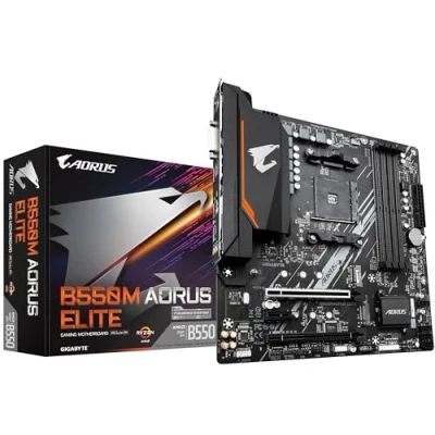 Abbildung von GIGABYTE B550M AORUS Elite mATX Motherboard for AMD AM4 CPUs