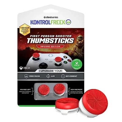 Abbildung von KontrolFreek FPS Freek Inferno für Xbox One und Series X Controller, Performance Thumbsticks, 1 High Rise, Mid Rot/Weiß