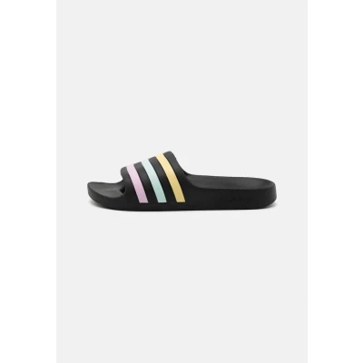 Abbildung von adidas Performance Adilette AQUA Unisex Badesandale für Kinder, Größe: 32, Core black/orange tint/halo mint Schuhe