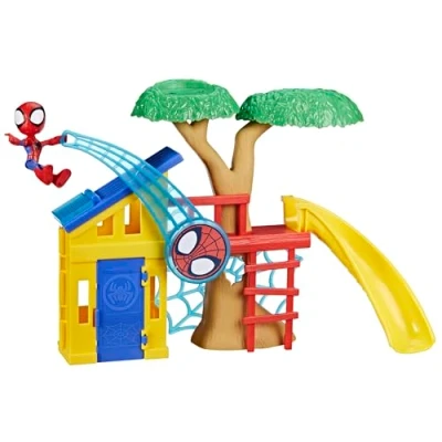 Abbildung von Marvel Spidey und Seine Super Freunde Spideys Spielplatz Spielset mit Action Figur
