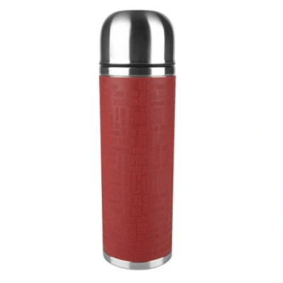 Abbildung von Emsa 515715 Senator Manschette Isolierflasche, Mobil genießen, 1,0 L, Safe Loc Verschluss, rot