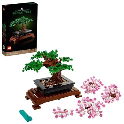 Abbildung von LEGO Botanicals Bonsai Baum Set für Erwachsene Pflanzen Home Deko DIY Projekt und entspannende kreative Aktivität Botanik Kollektion 10281