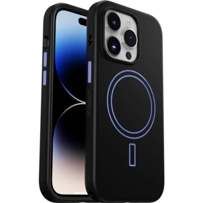 Abbildung von OtterBox Slim Serie Hülle für iPhone 14 Pro mit MagSafe, stoßfest, sturzsicher, ultraschlank, dünne schützende Hülle, getestet nach Militärstandard, Enchantment