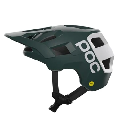 Abbildung von POC Unisex Erwachsene Kortal Race MIPS Helm, Pargasite Green Matt/Hydrogen White Matt, S (51 54cm)