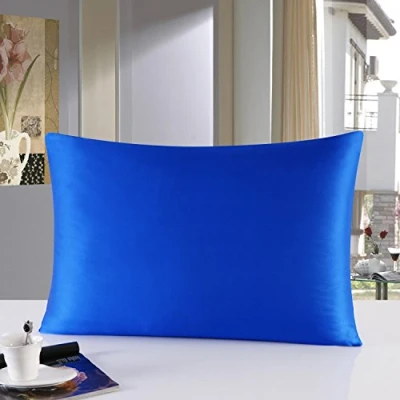 Abbildung von Townssilk 19 Momme 100% Seide Kissenbezug 1 Stück 50x70cm Royalblue