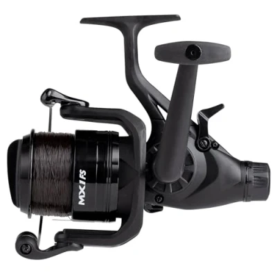 Abbildung von Mitchell MX1 FS 6500 Angelrolle mit Schnur Spinnrolle und Freilaufrolle für Angler Robuste, leichte Aluminiumkonstruktion Anfängerfreundliche Karpfen Rolle, Hecht, Zander, Forelle uvm
