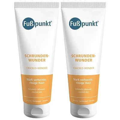 Abbildung von Fußpunkt Schrunden Wunder Intensive Fußpflege für stark verhornte, rissige Haut 2x 125 ml