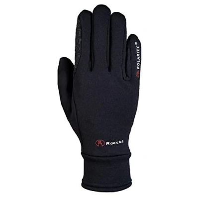 Abbildung von Roeckl Sports Reithandschuh Warwick, Freizeit Winter Handschuh, Schwarz 10